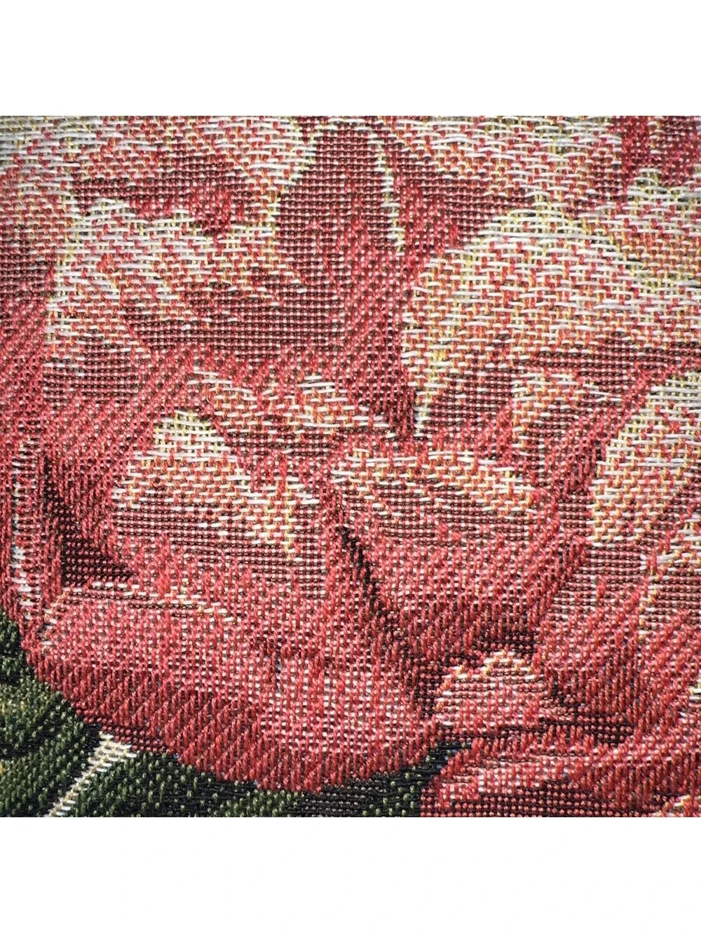 18 X 18. Fabric Tapestry Throw Pillow. Excellent Condition.